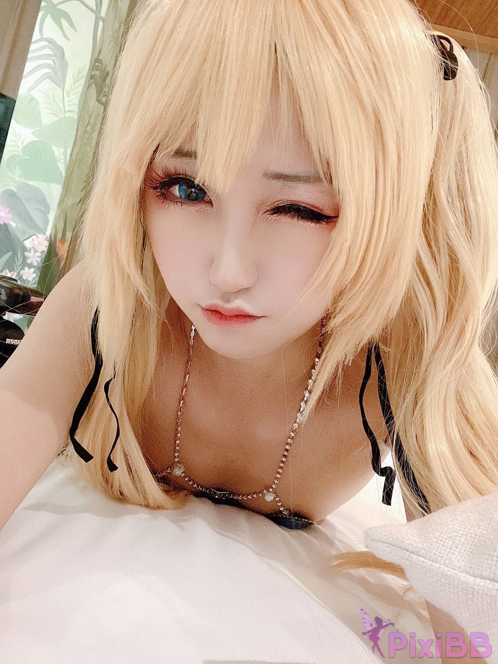 Coser KuukoW No.005 Marie Rose Fortune Bikini Selfie Set PixiBB.COM 001