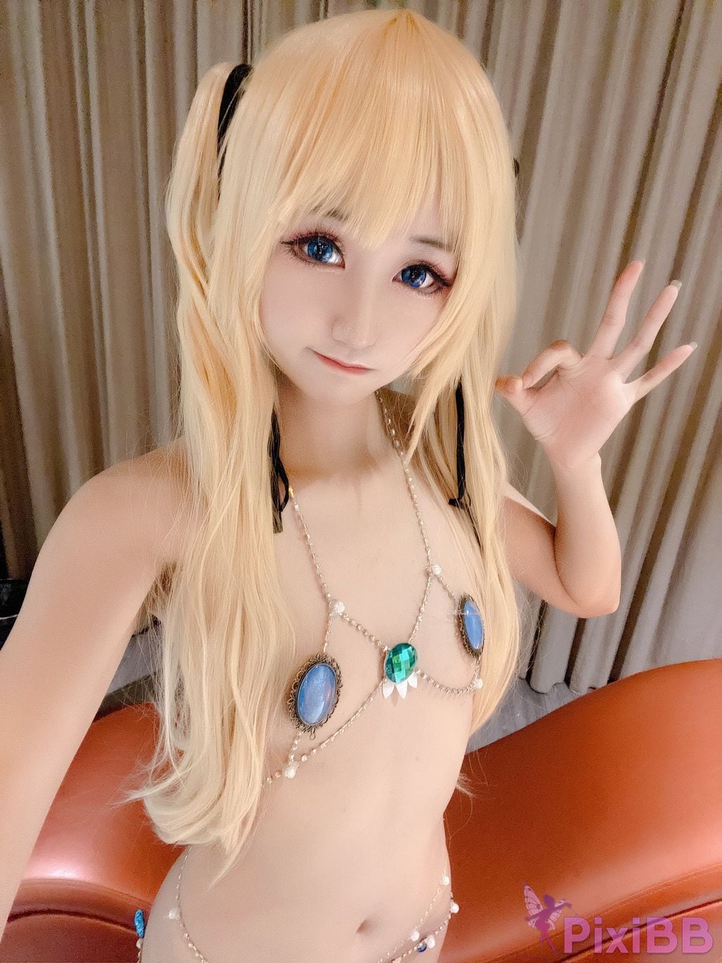 Coser KuukoW No.005 Marie Rose Fortune Bikini Selfie Set PixiBB.COM 017