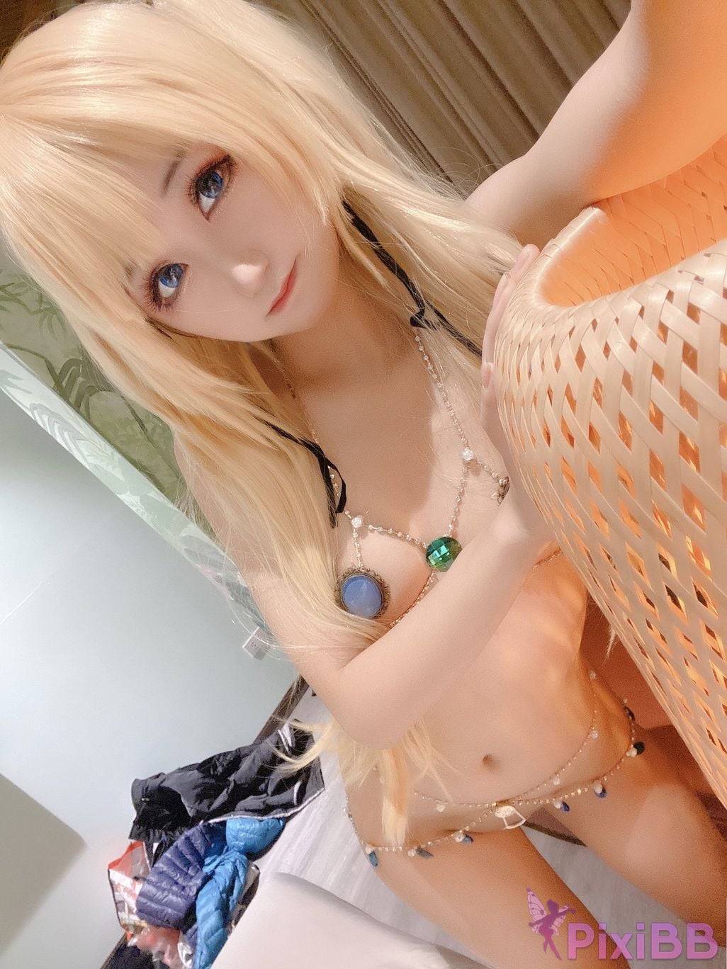 Coser KuukoW No.005 Marie Rose Fortune Bikini Selfie Set PixiBB.COM 020