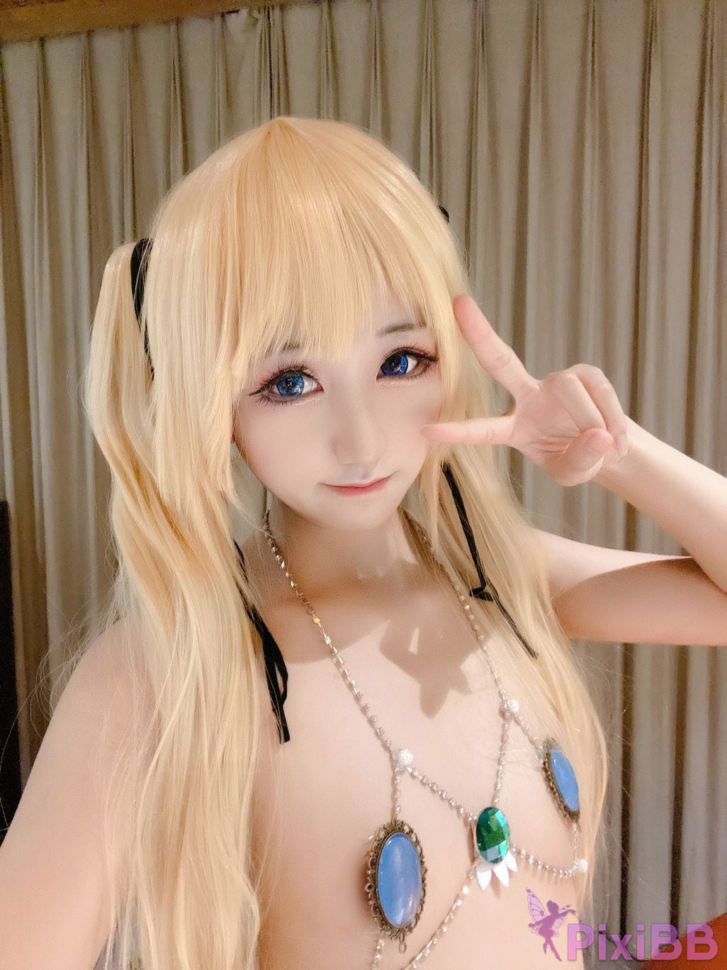 Coser KuukoW No.005 Marie Rose Fortune Bikini Selfie Set PixiBB.COM 024
