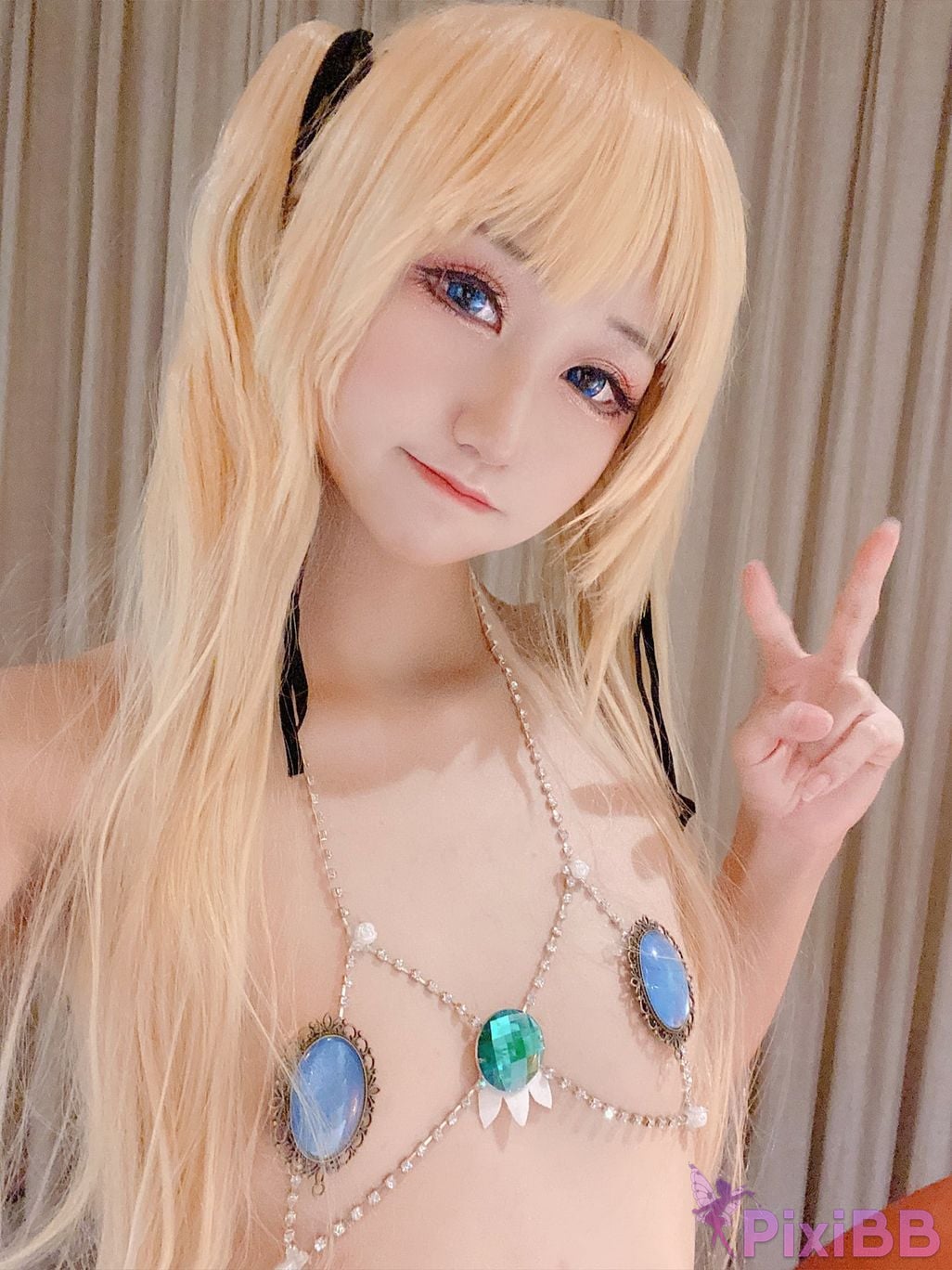 Coser KuukoW No.005 Marie Rose Fortune Bikini Selfie Set PixiBB.COM 031