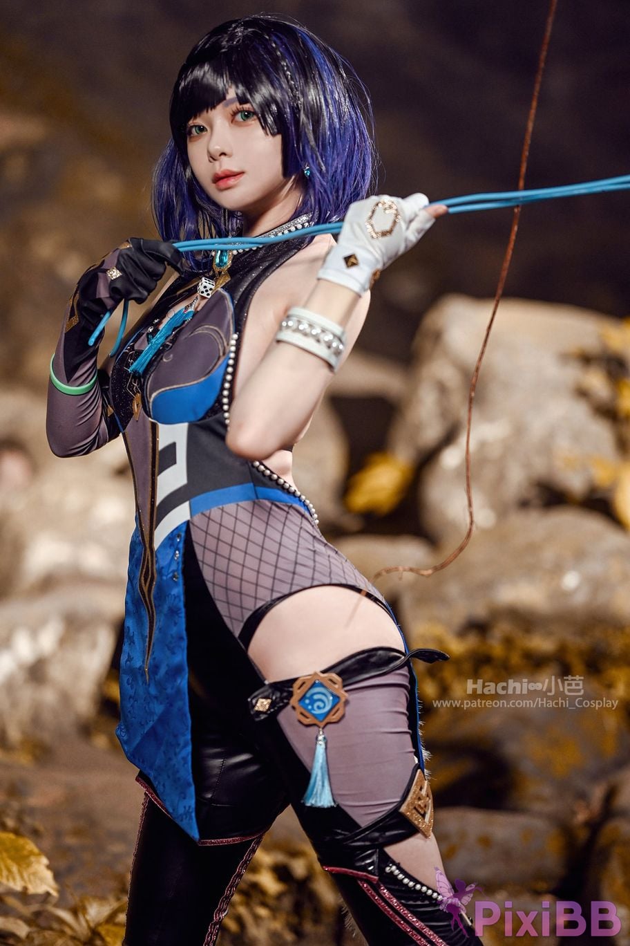 Coser Hachi Xiaoba Genshin Yelan PixiBB.COM 005