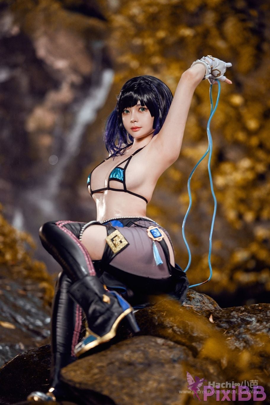 Coser Hachi Xiaoba Genshin Yelan PixiBB.COM 008