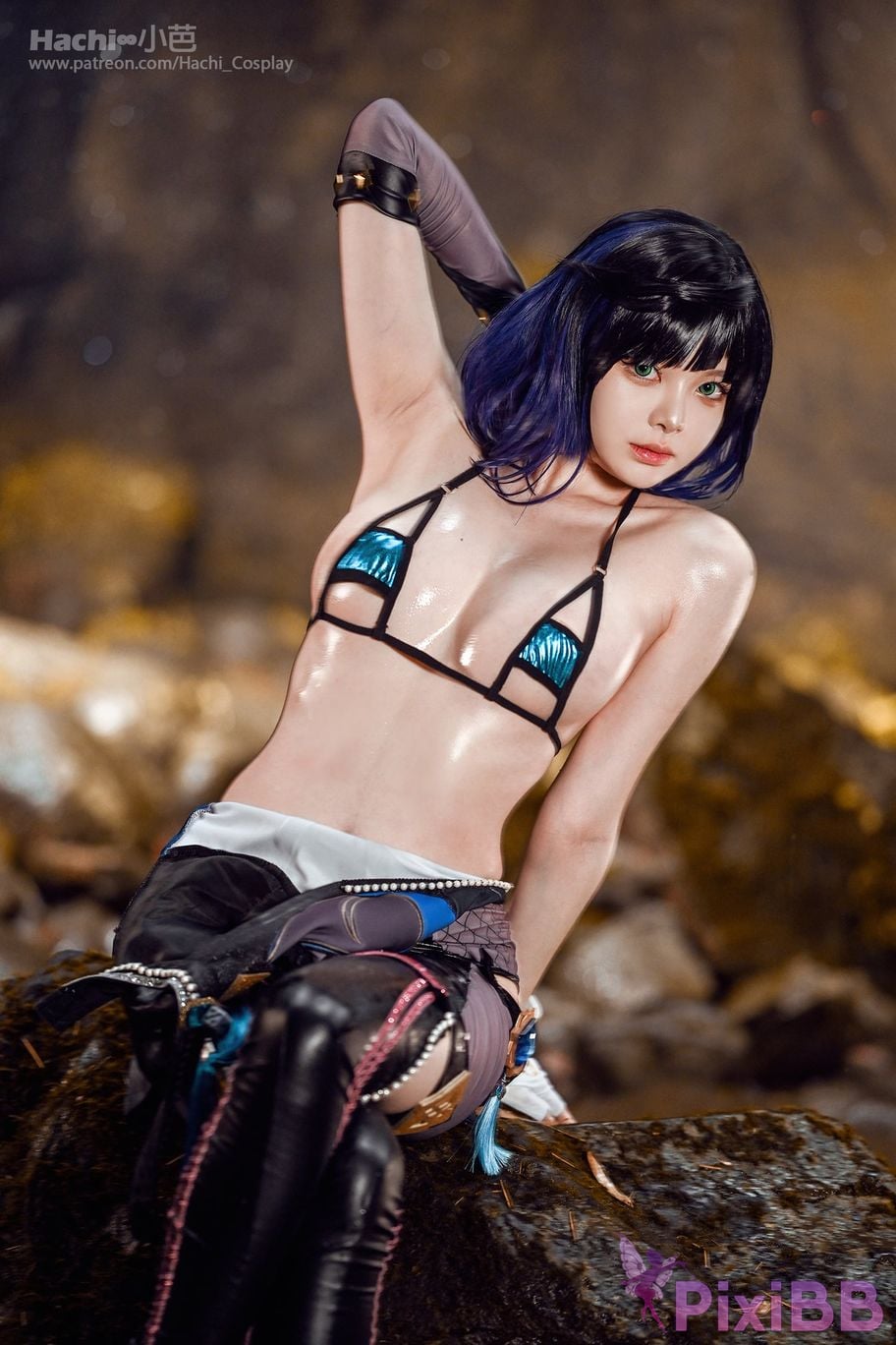 Coser Hachi Xiaoba Genshin Yelan PixiBB.COM 016