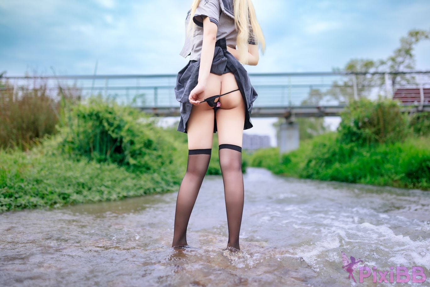 Cosplayer A Xuexue wetland JK PixiBB.COM 002