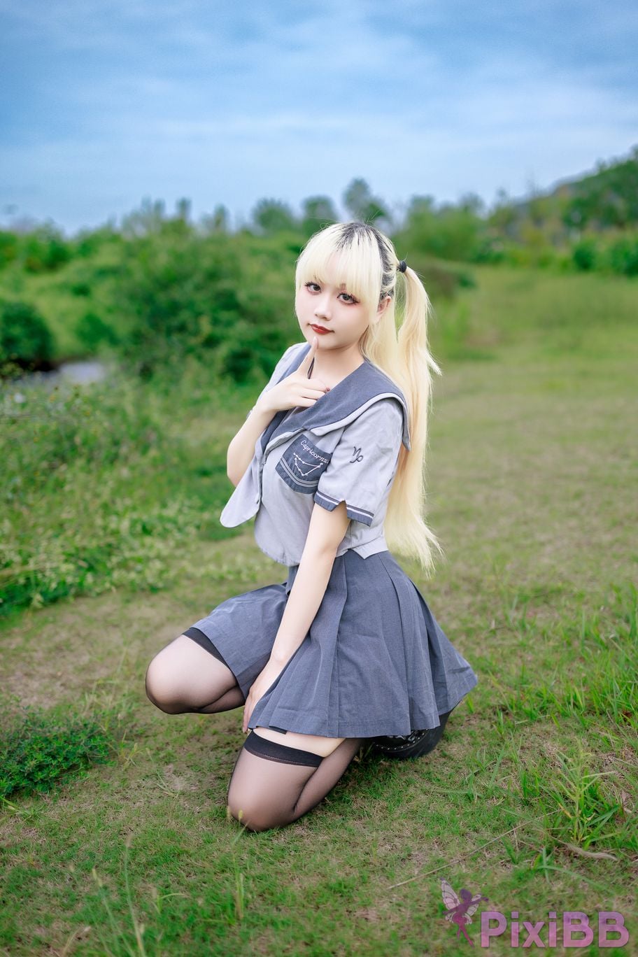 Cosplayer A Xuexue wetland JK PixiBB.COM 003