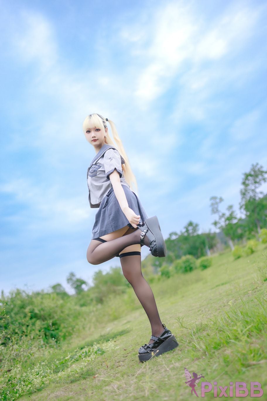 Cosplayer A Xuexue wetland JK PixiBB.COM 013