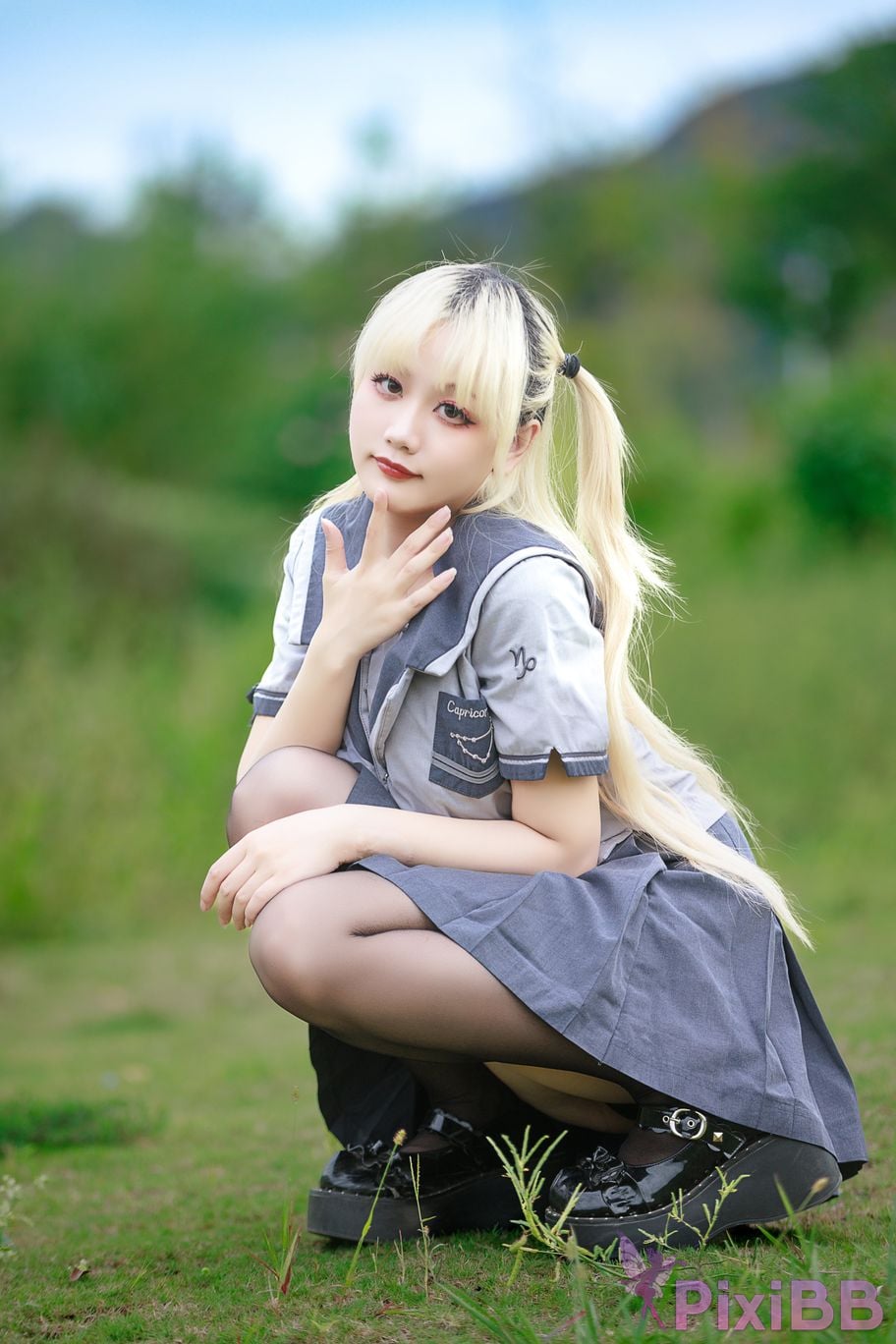 Cosplayer A Xuexue wetland JK PixiBB.COM 015