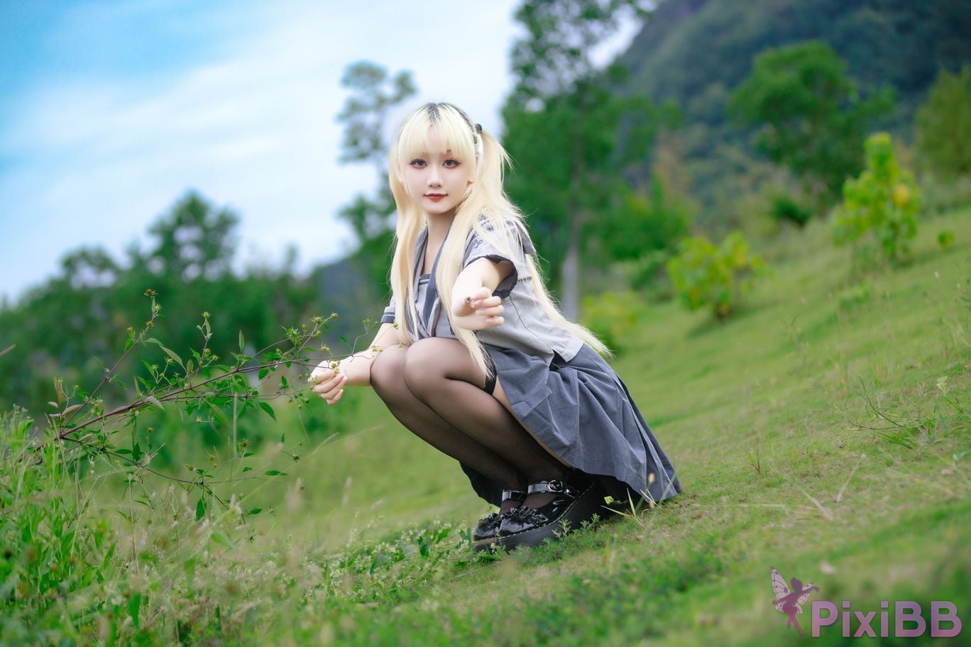 Cosplayer A Xuexue wetland JK PixiBB.COM 017