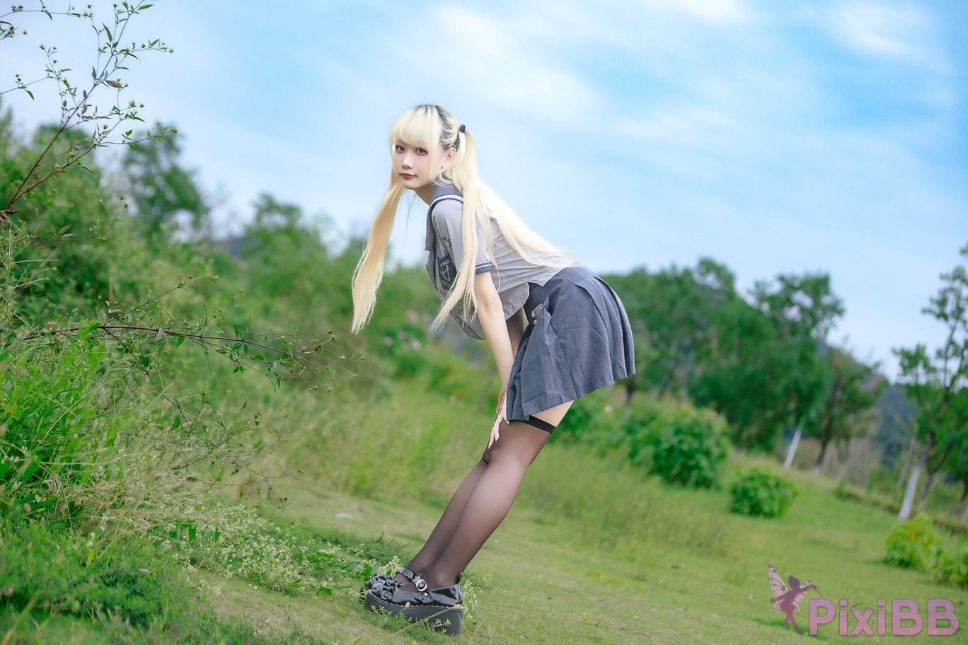 Cosplayer A Xuexue wetland JK PixiBB.COM 019