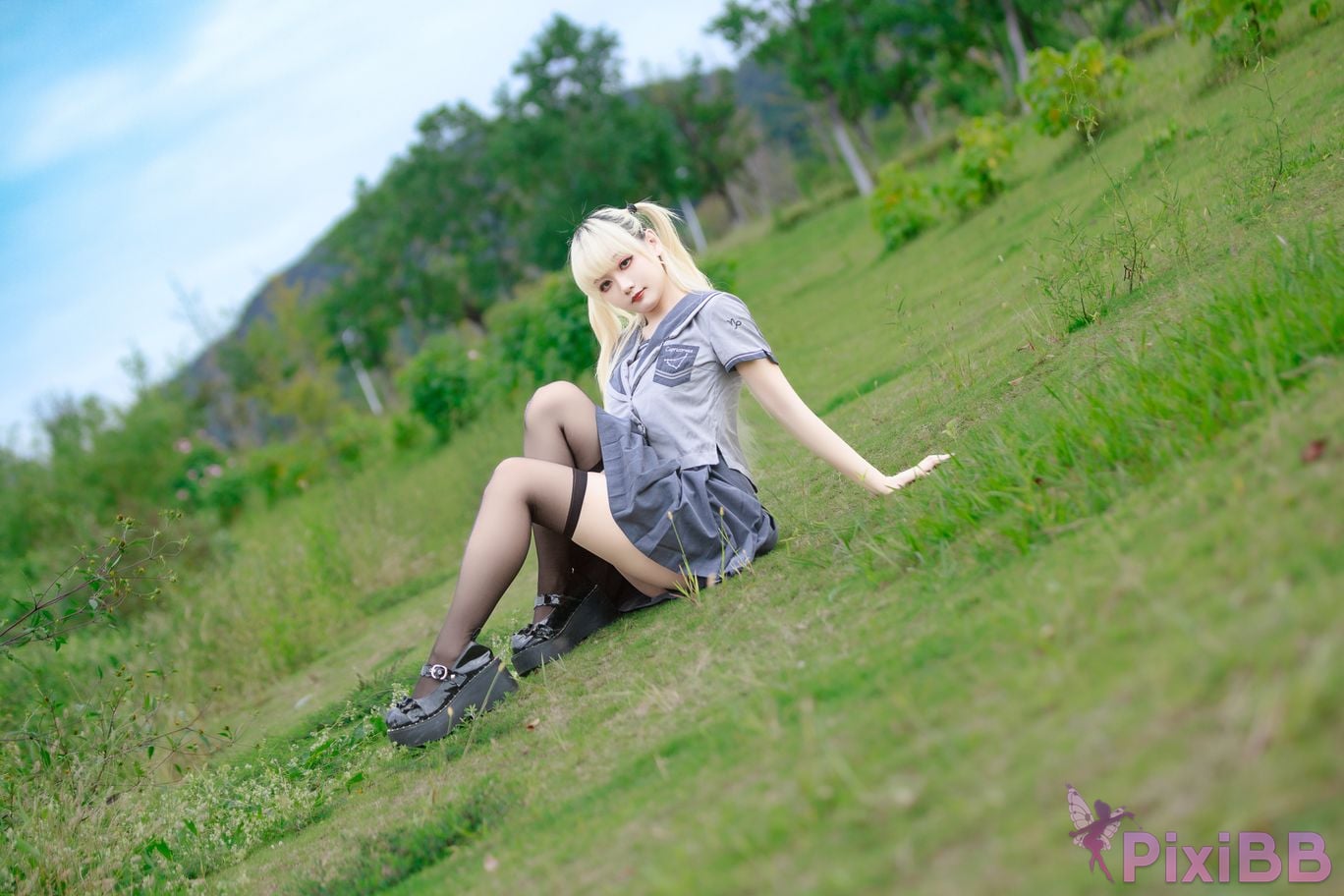 Cosplayer A Xuexue wetland JK PixiBB.COM 021