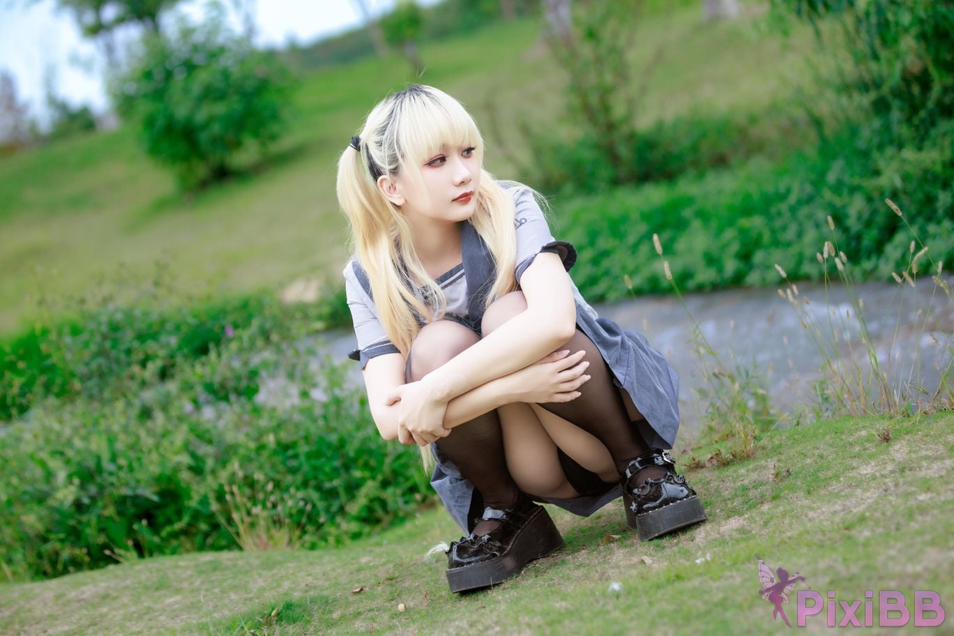 Cosplayer A Xuexue wetland JK PixiBB.COM 023
