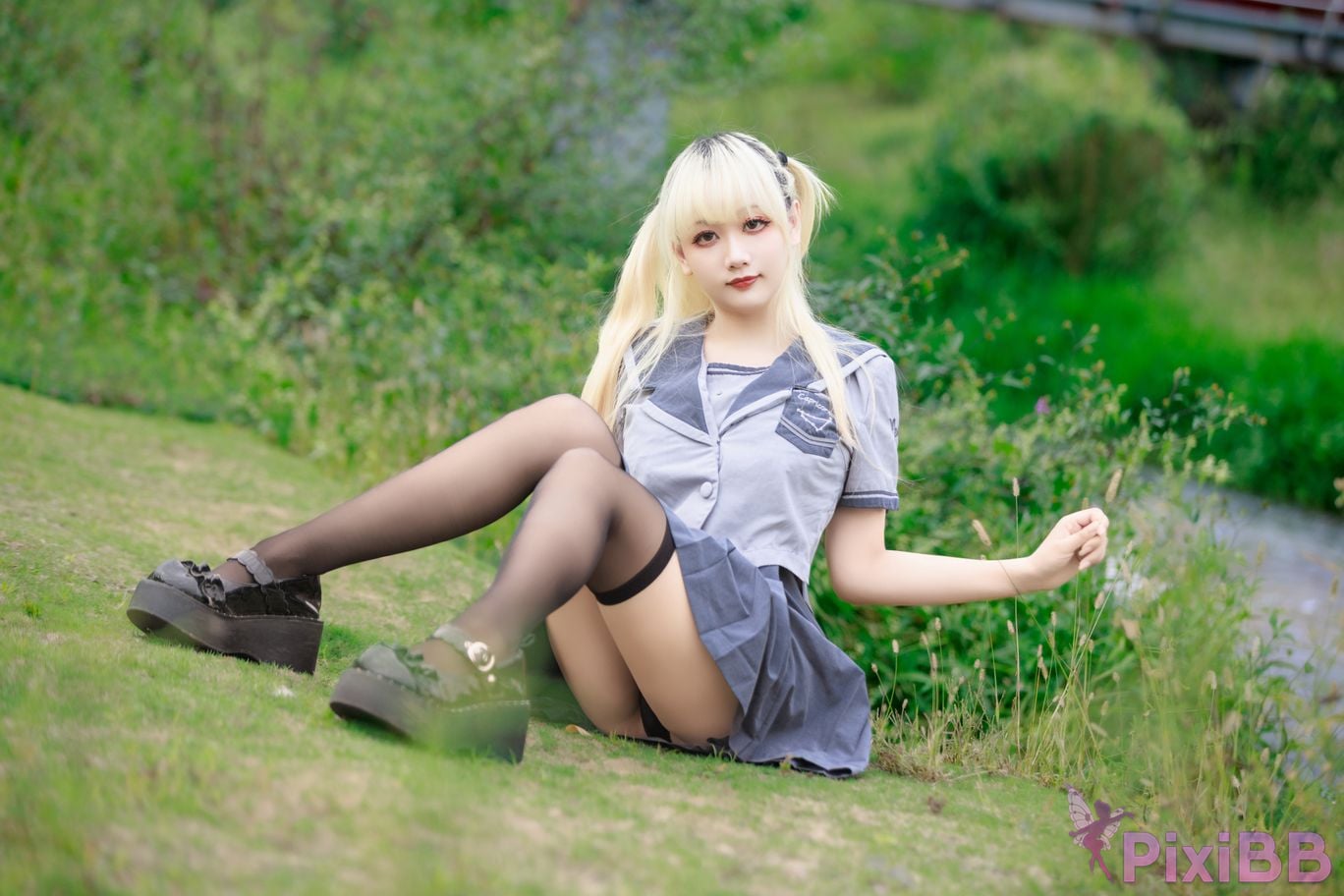 Cosplayer A Xuexue wetland JK PixiBB.COM 029