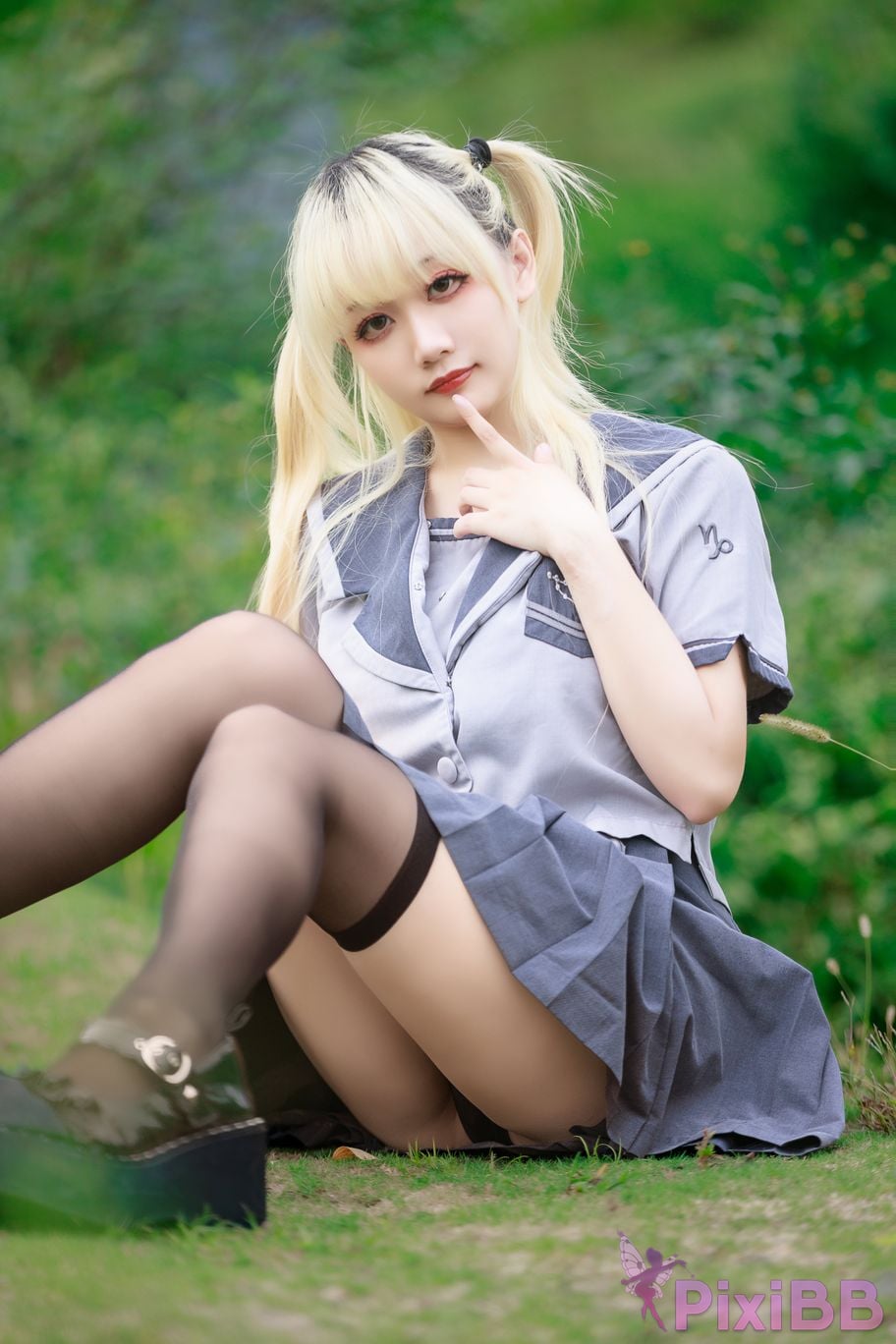 Cosplayer A Xuexue wetland JK PixiBB.COM 031