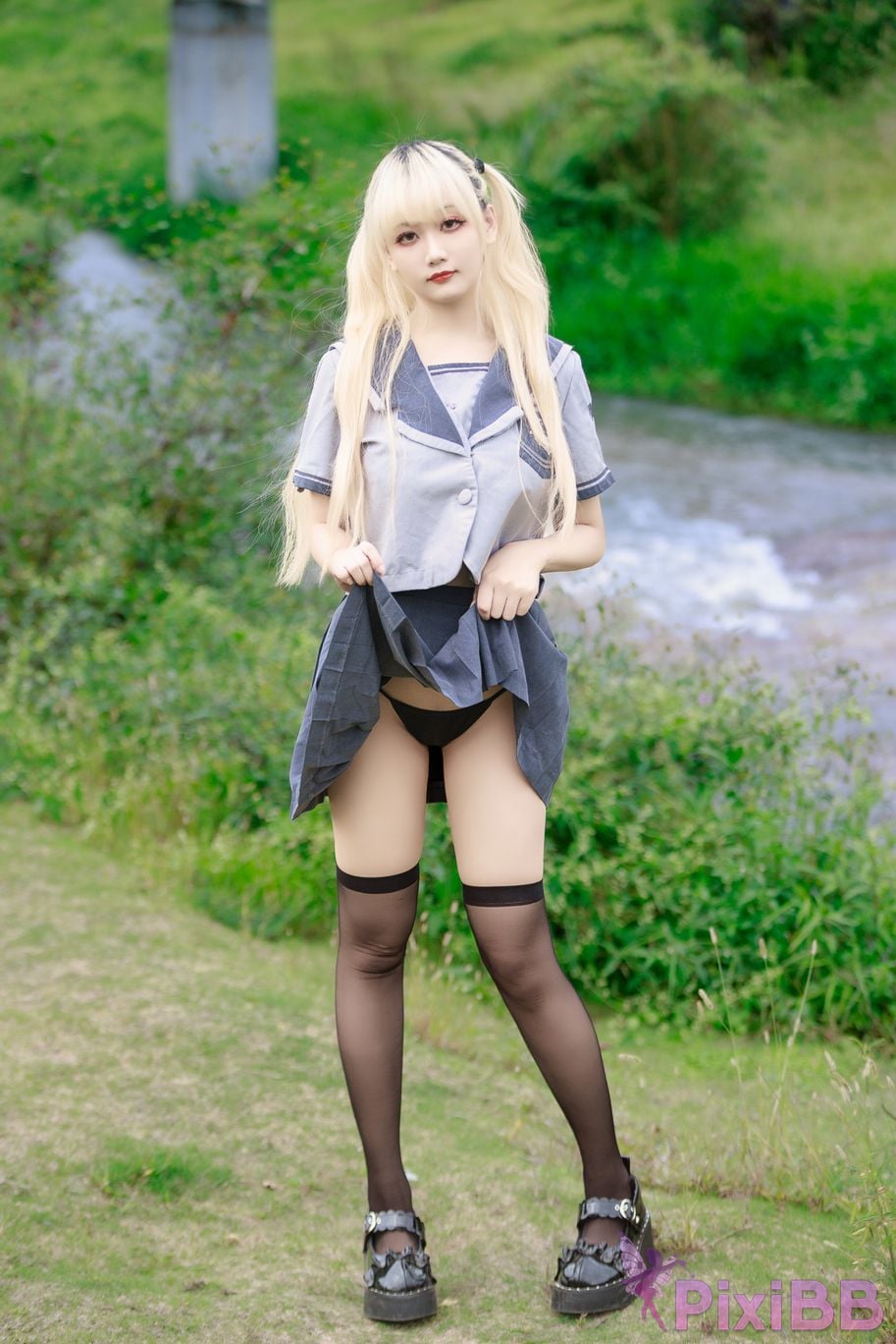 Cosplayer A Xuexue wetland JK PixiBB.COM 033