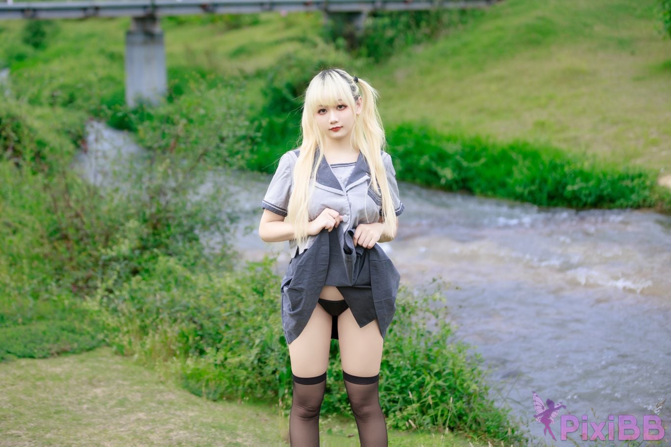 Cosplayer A Xuexue wetland JK PixiBB.COM 035
