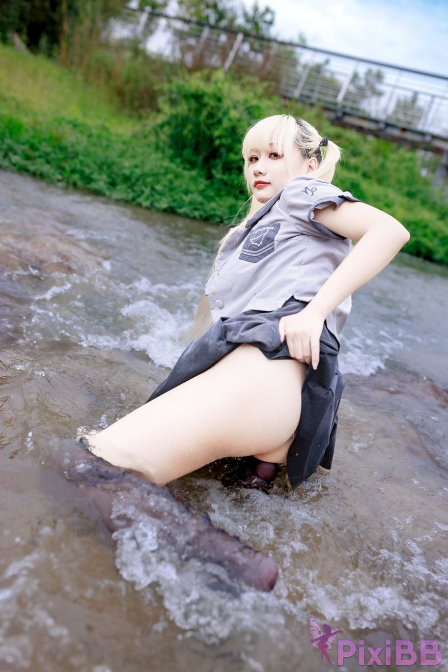 Cosplayer A Xuexue wetland JK PixiBB.COM 038