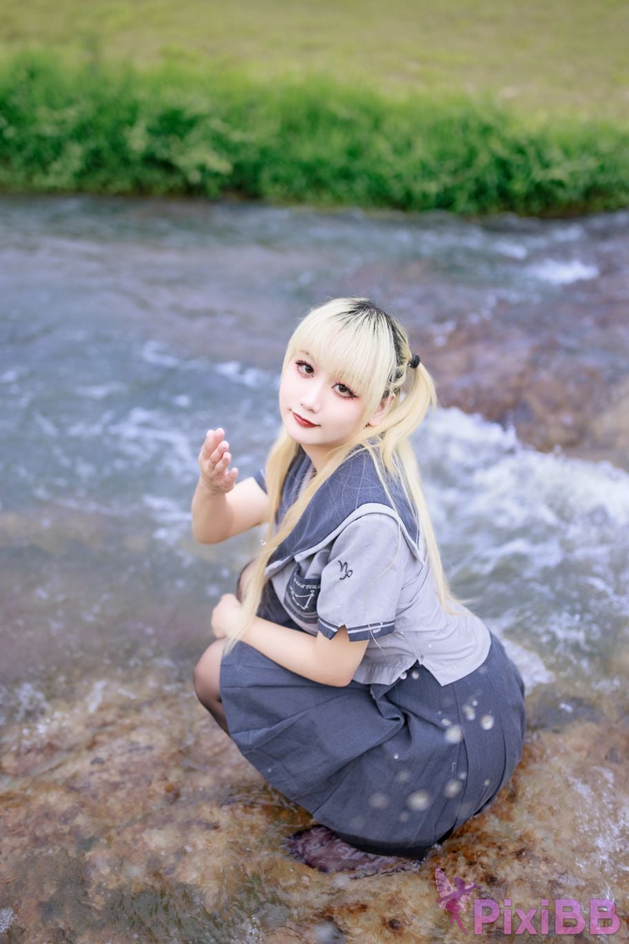 Cosplayer A Xuexue wetland JK PixiBB.COM 043