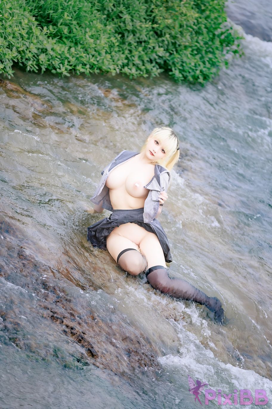 Cosplayer A Xuexue wetland JK PixiBB.COM 054
