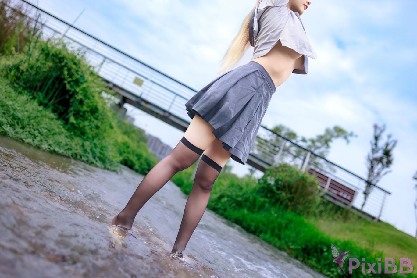 Cosplayer A Xuexue wetland JK PixiBB.COM 055