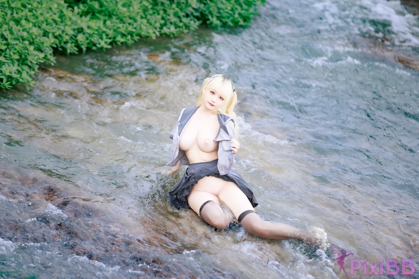 Cosplayer A Xuexue wetland JK PixiBB.COM 056