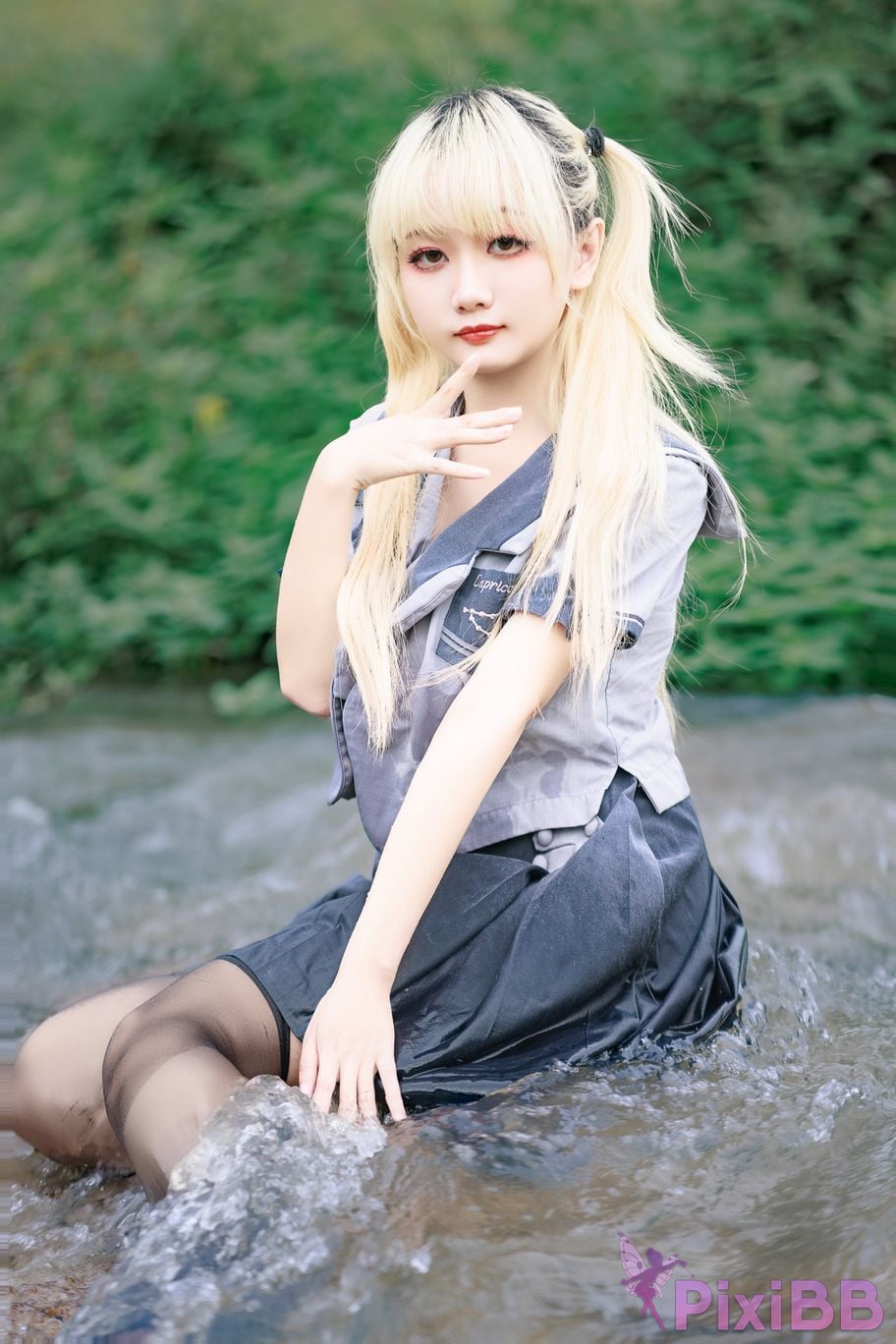 Cosplayer A Xuexue wetland JK PixiBB.COM 067