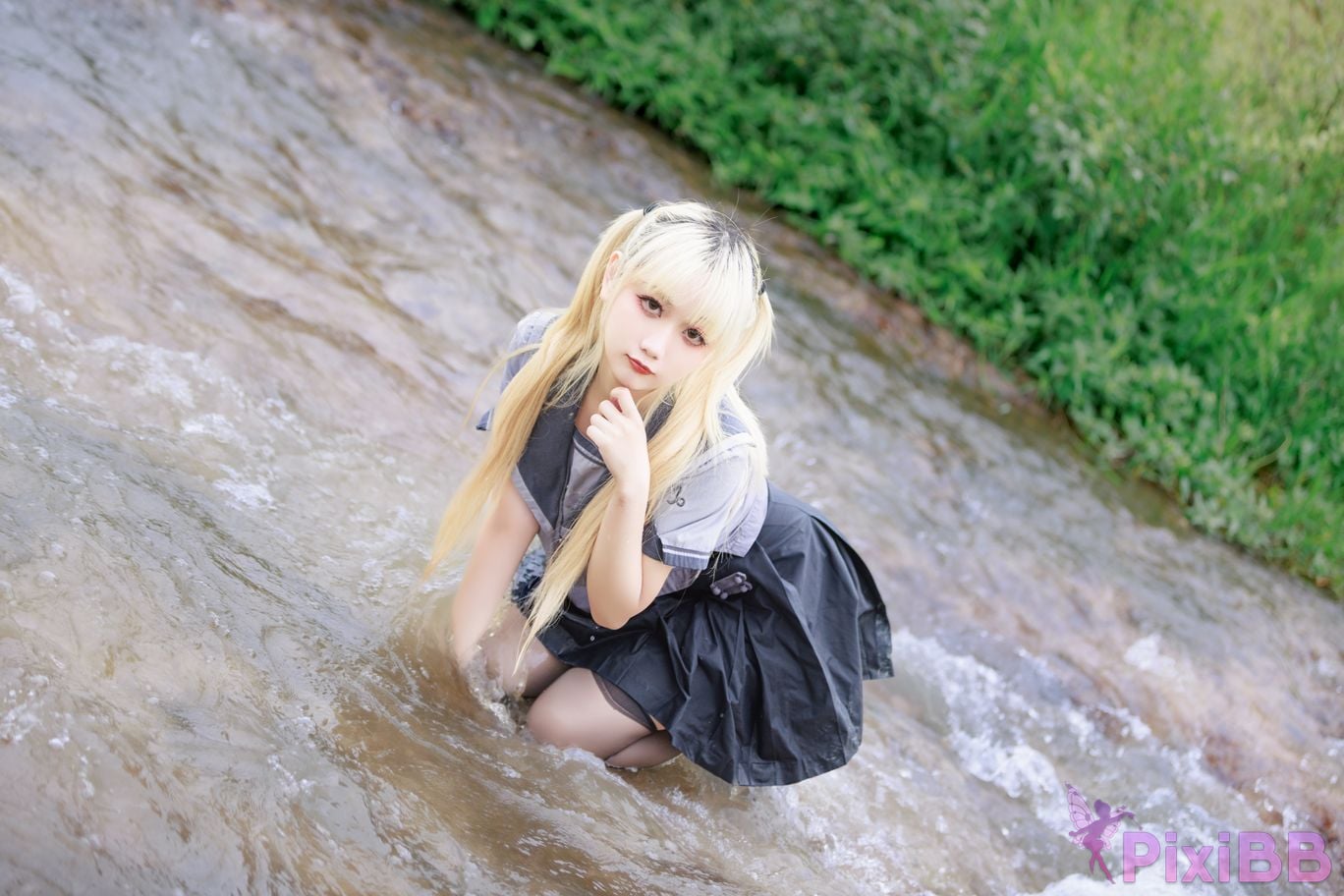 Cosplayer A Xuexue wetland JK PixiBB.COM 069