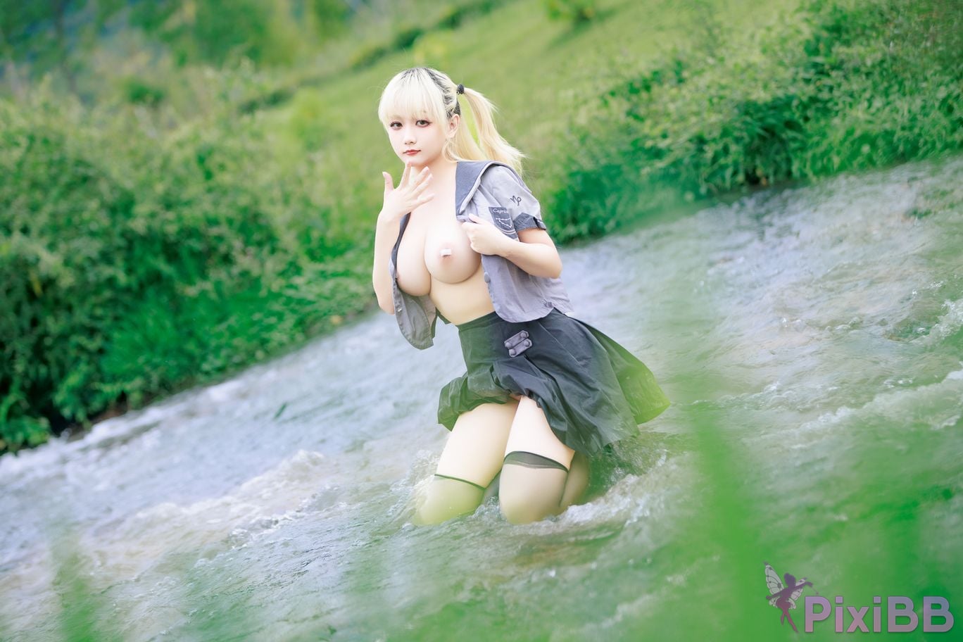 Cosplayer A Xuexue wetland JK PixiBB.COM 077