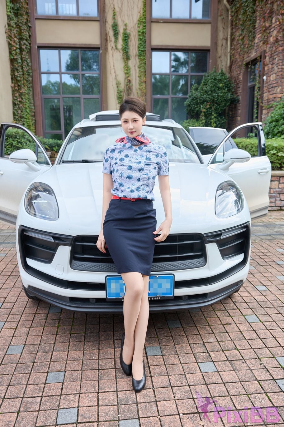No watermark for in app purchases Yin Tian Tiantian sunny XIUREN Model stewardess uniform PixiBB.COM 001