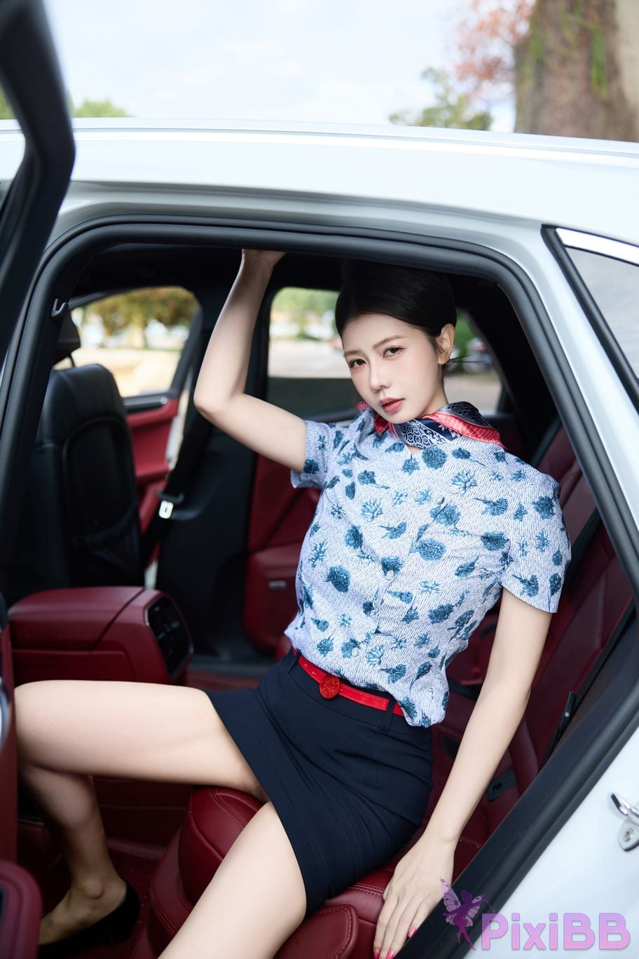 No watermark for in app purchases Yin Tian Tiantian sunny XIUREN Model stewardess uniform PixiBB.COM 006