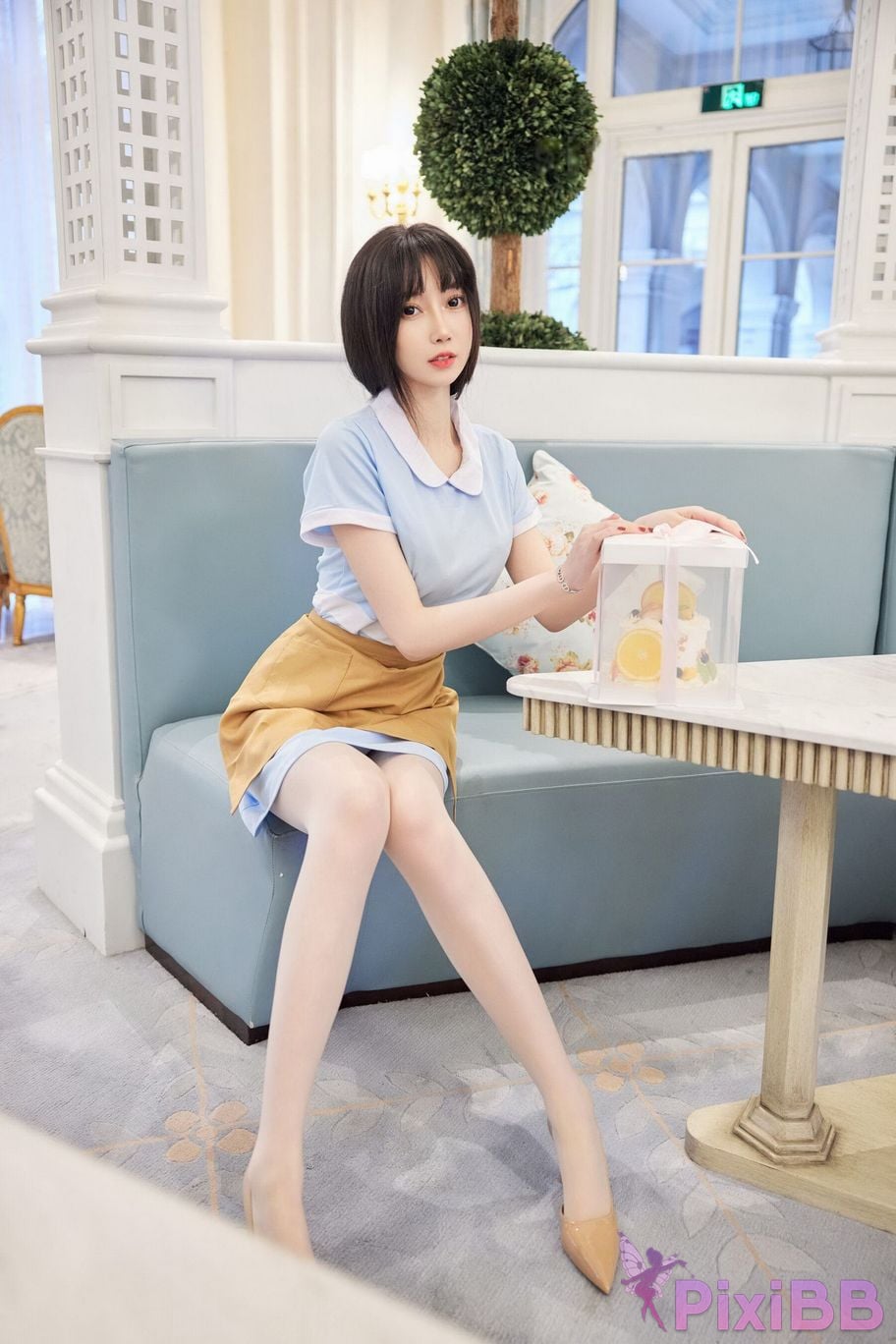No watermark for in app purchases Yueer Yue er XIUREN Model Beautiful shredded pork meat to celebrate birthday PixiBB.COM 017