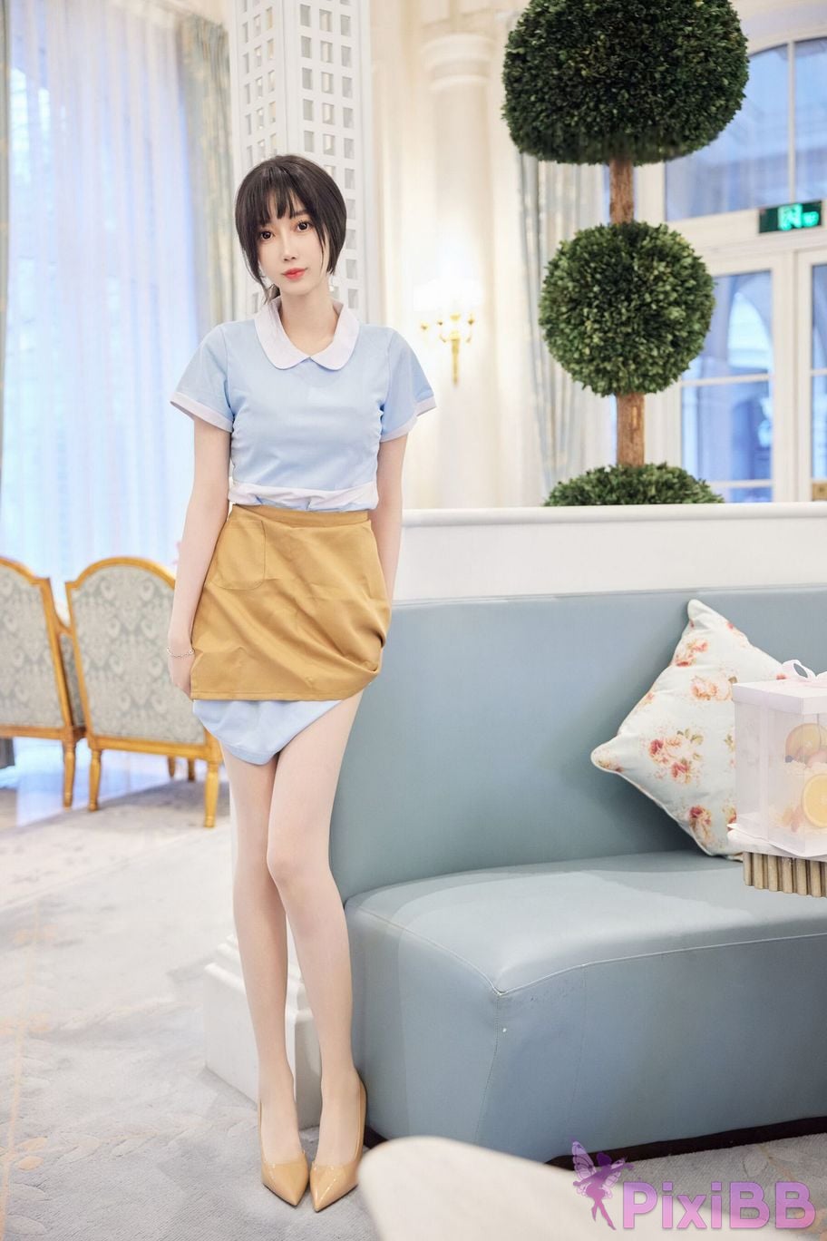 No watermark for in app purchases Yueer Yue er XIUREN Model Beautiful shredded pork meat to celebrate birthday PixiBB.COM 025
