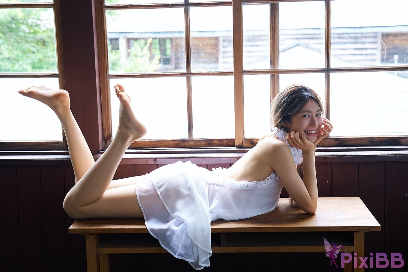 Japanese Idol Nozomi Miyabe large increase those beautiful legs Out of specification weekly play PHOTO BOOK PixiBB.COM 029