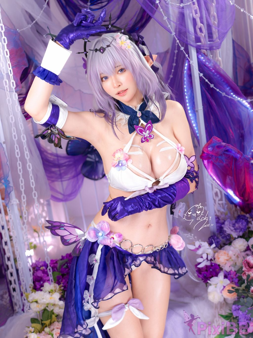 Cosplayer Machi Maggie Castorice Swimsuit PixiBB.COM 013
