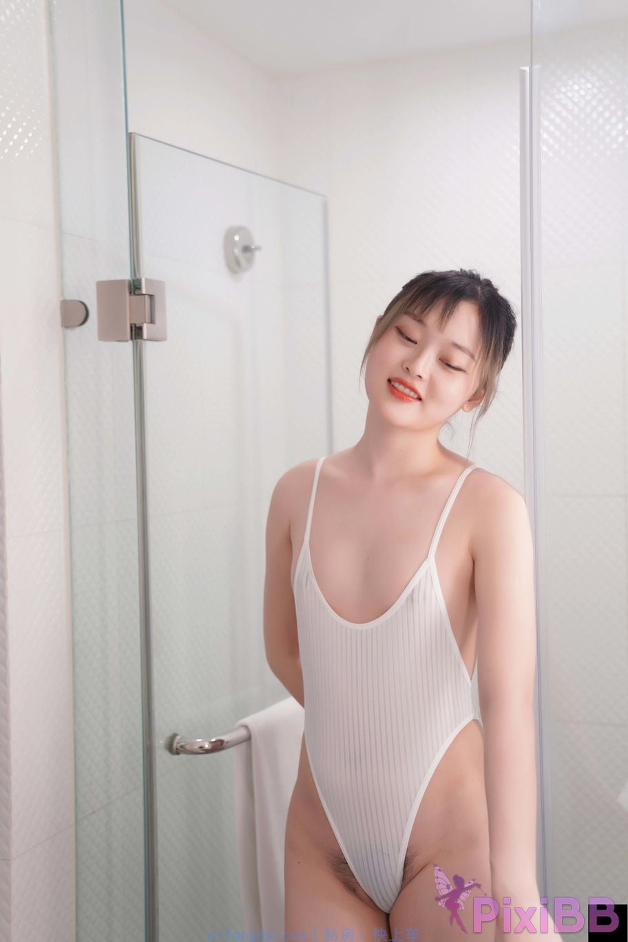 Private Photoshoot Yueyue Short skirt and black stockings full scale private photoshoot PixiBB.COM 043