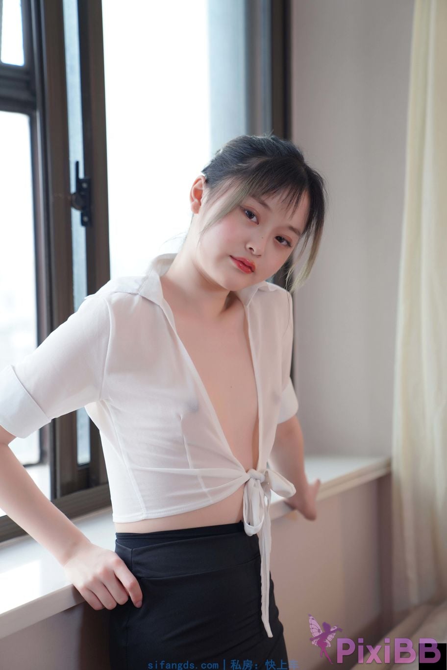 Private Photoshoot Yueyue Short skirt and black stockings full scale private photoshoot PixiBB.COM 169