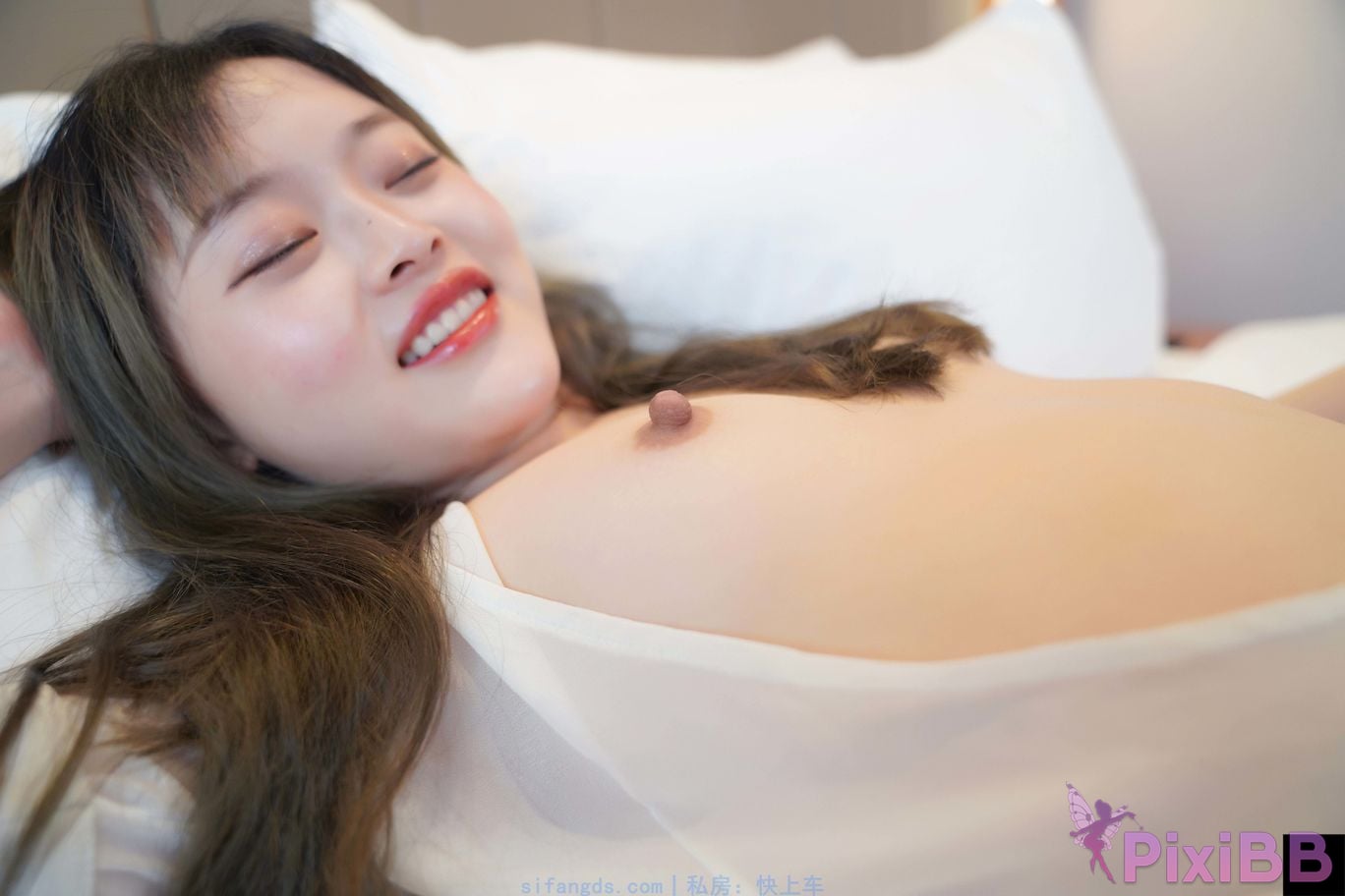 Private Photoshoot Yueyue Short skirt and black stockings full scale private photoshoot PixiBB.COM 319