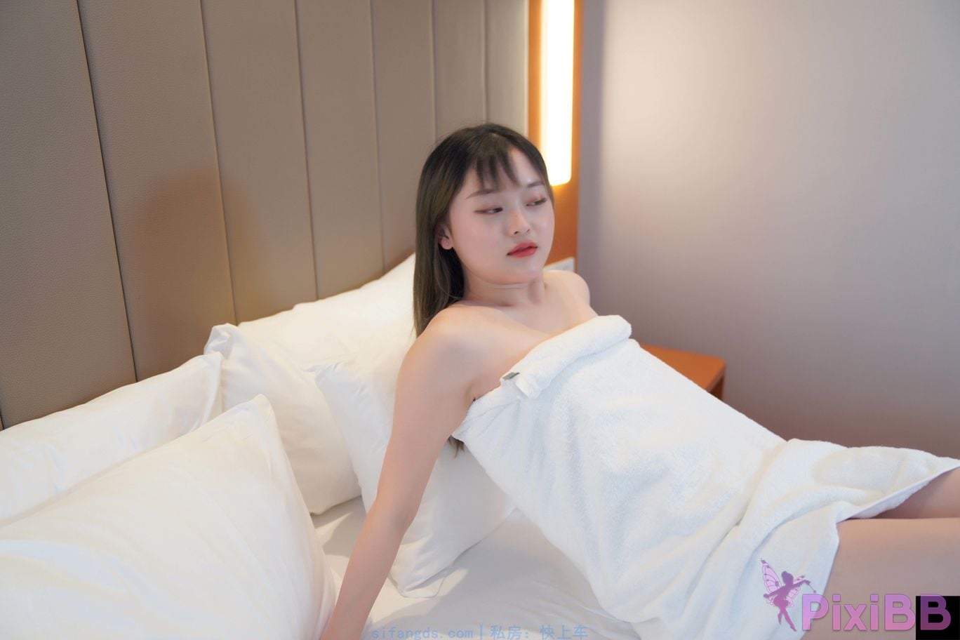 Private Photoshoot Yueyue Short skirt and black stockings full scale private photoshoot PixiBB.COM 588