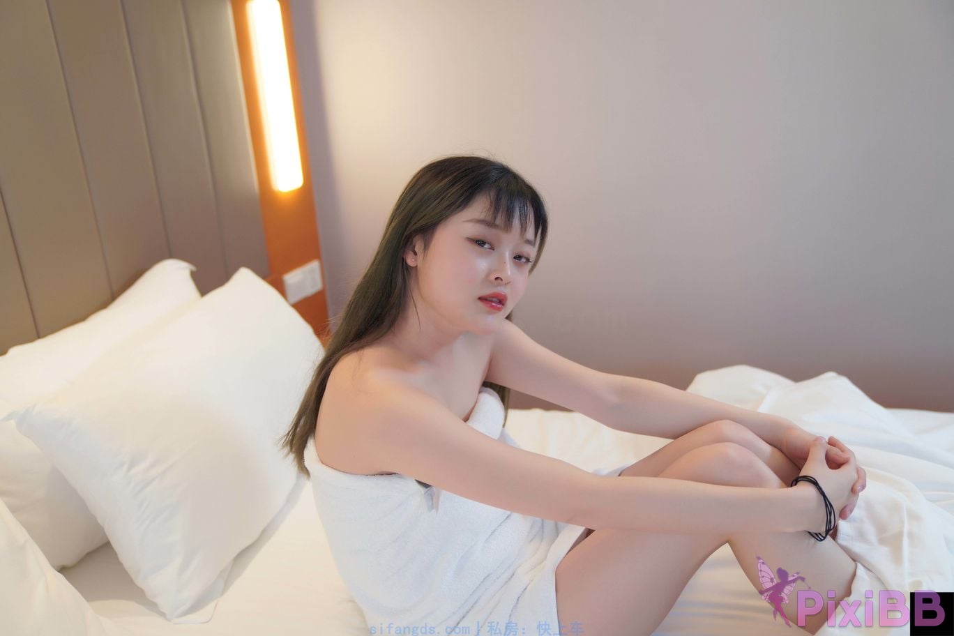 Private Photoshoot Yueyue Short skirt and black stockings full scale private photoshoot PixiBB.COM 591