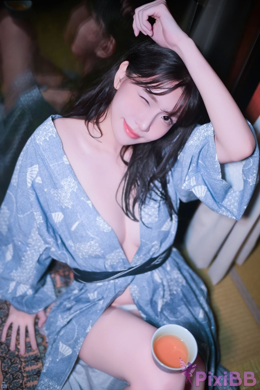BLUECAKE Lee Ahrin KIMONO PixiBB.COM 222