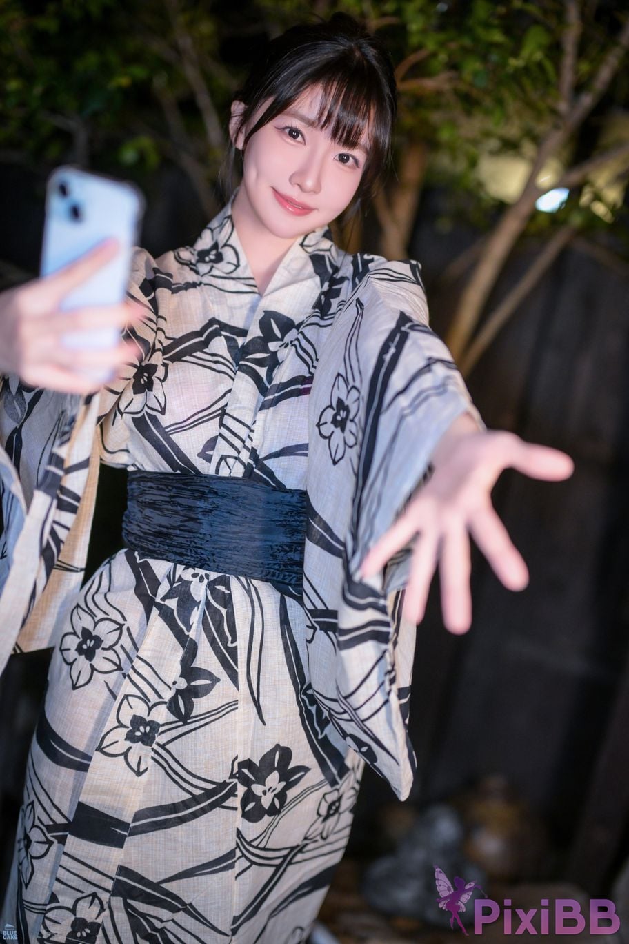 BLUECAKE Lee Ahrin KIMONO PixiBB.COM 383