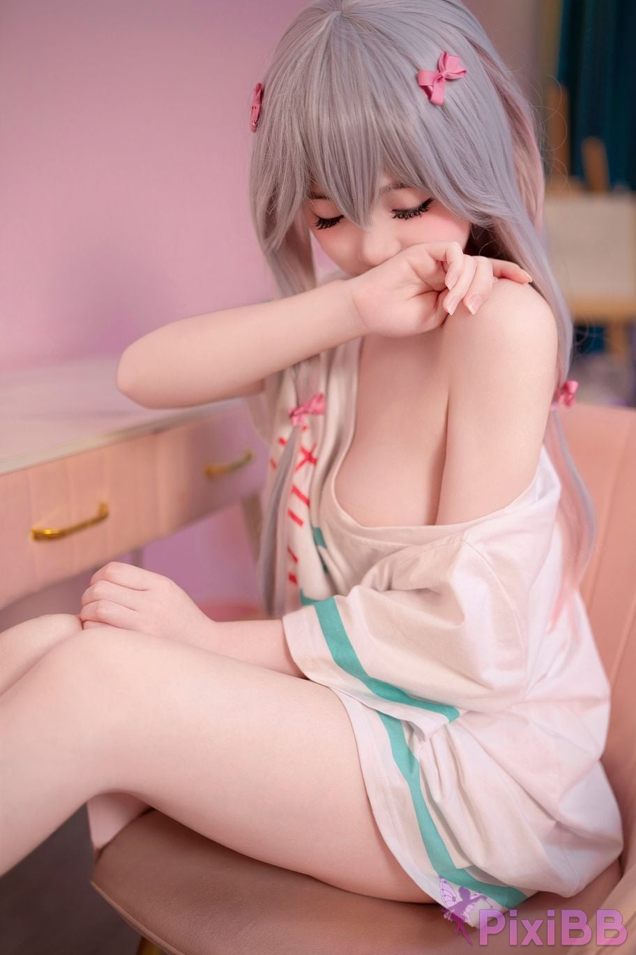 Cosplayer Bangni Bonnie Erotic comics teacher Sagiri Izumi PixiBB.COM 036