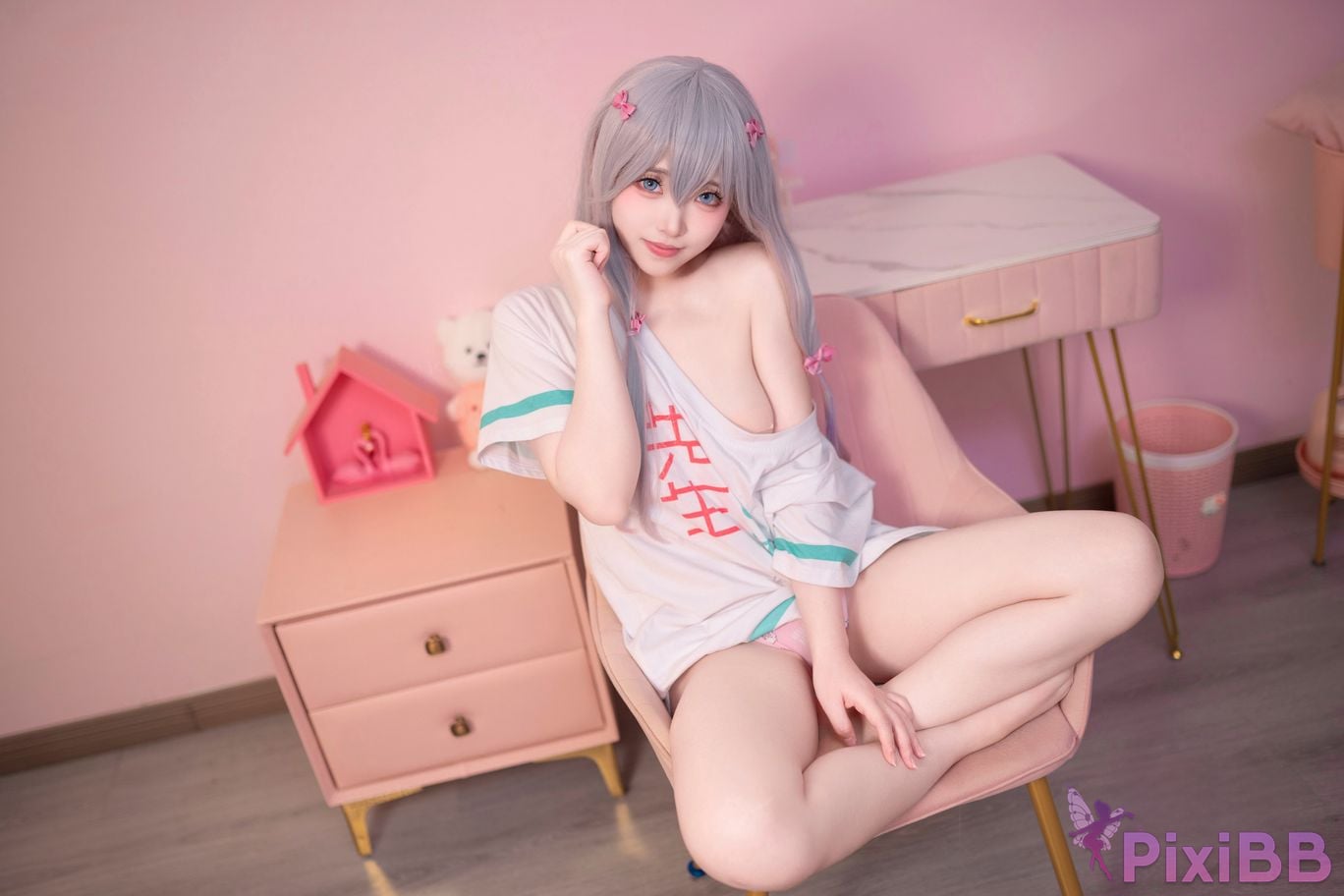 Cosplayer Bangni Bonnie Erotic comics teacher Sagiri Izumi PixiBB.COM 037