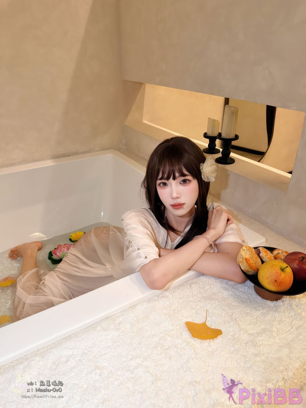 Cosplayer Mochi is delicious underwater moon Mid Autumn Festival PixiBB.COM 022