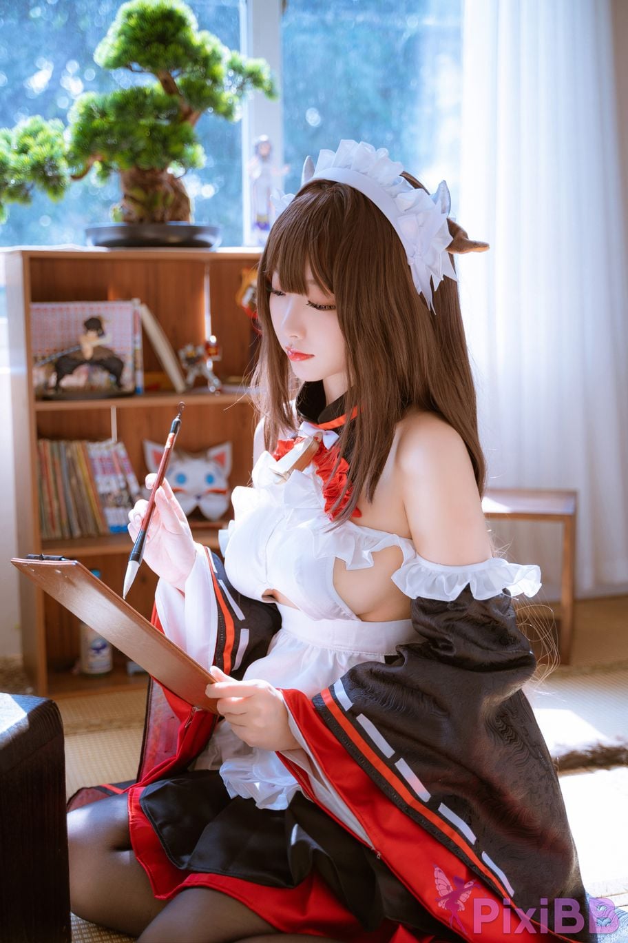 Cosplayer Sakura Miyamoto azur lane Hamino PixiBB.COM 008