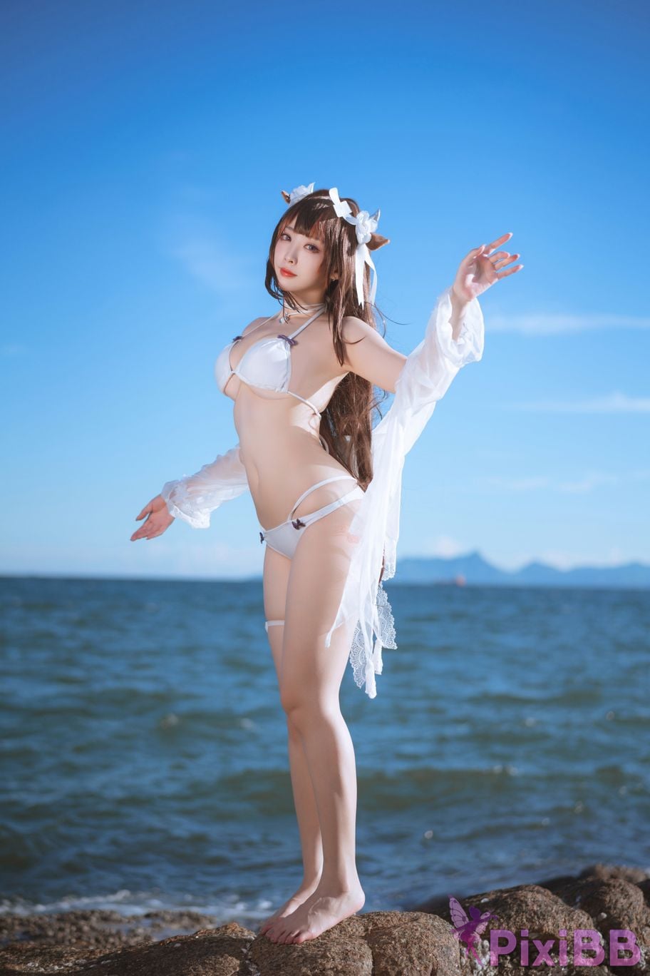 Cosplayer Sakura Miyamoto azur lane Hamino PixiBB.COM 043