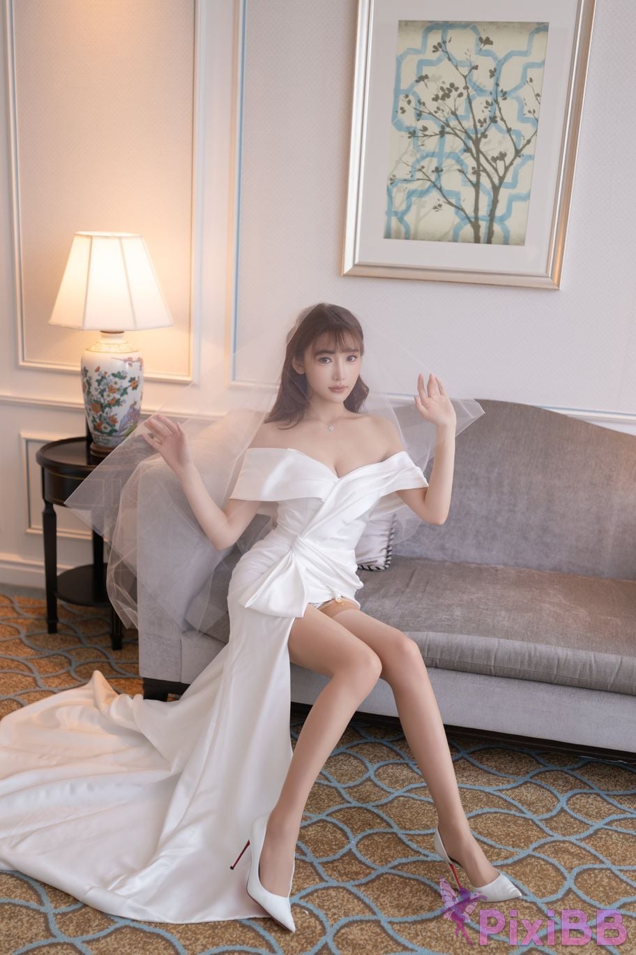 No watermark for in app purchases Lu Xuan Xuanxuan XIUREN Model wedding PixiBB.COM 007