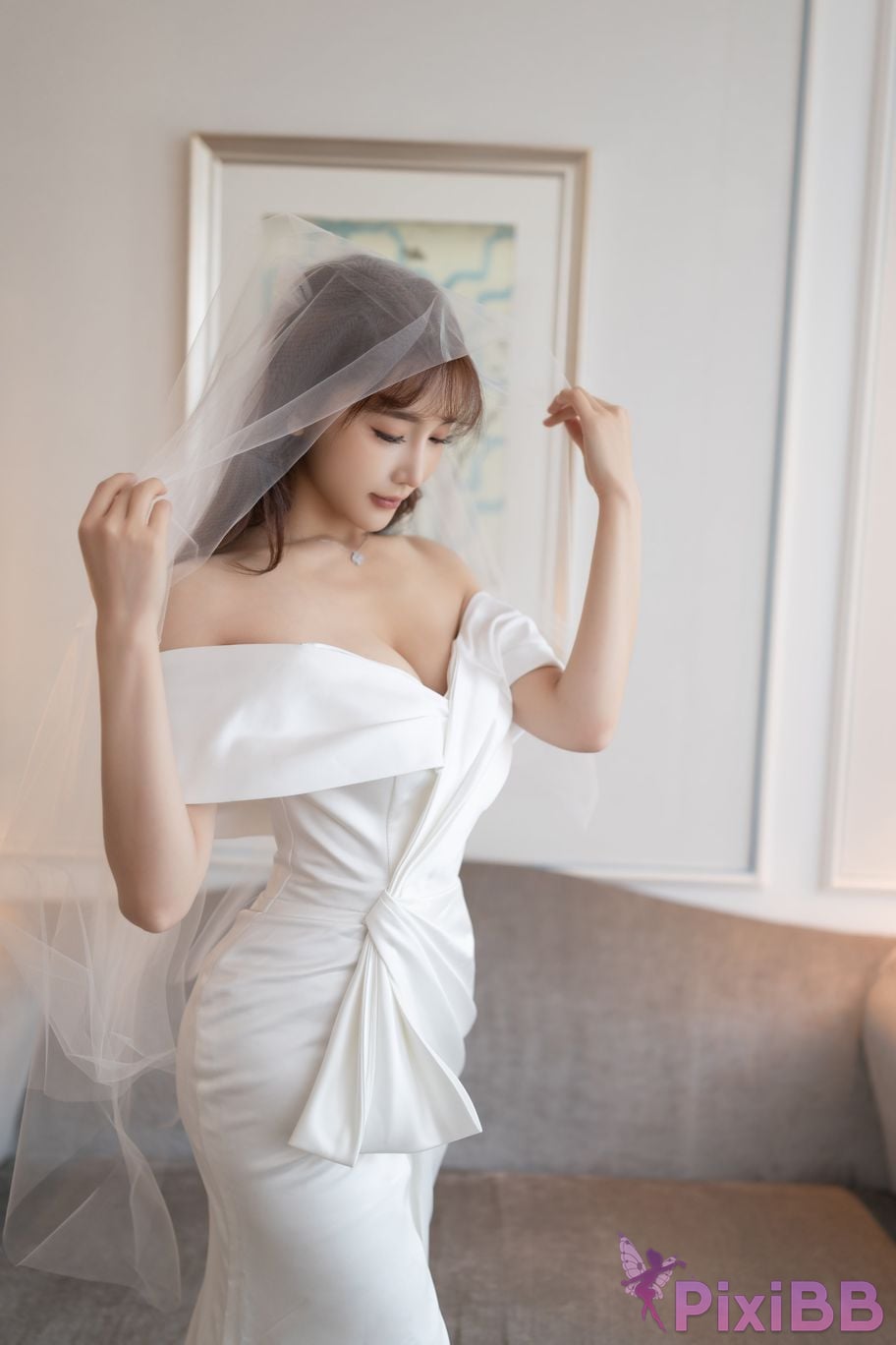 No watermark for in app purchases Lu Xuan Xuanxuan XIUREN Model wedding PixiBB.COM 016
