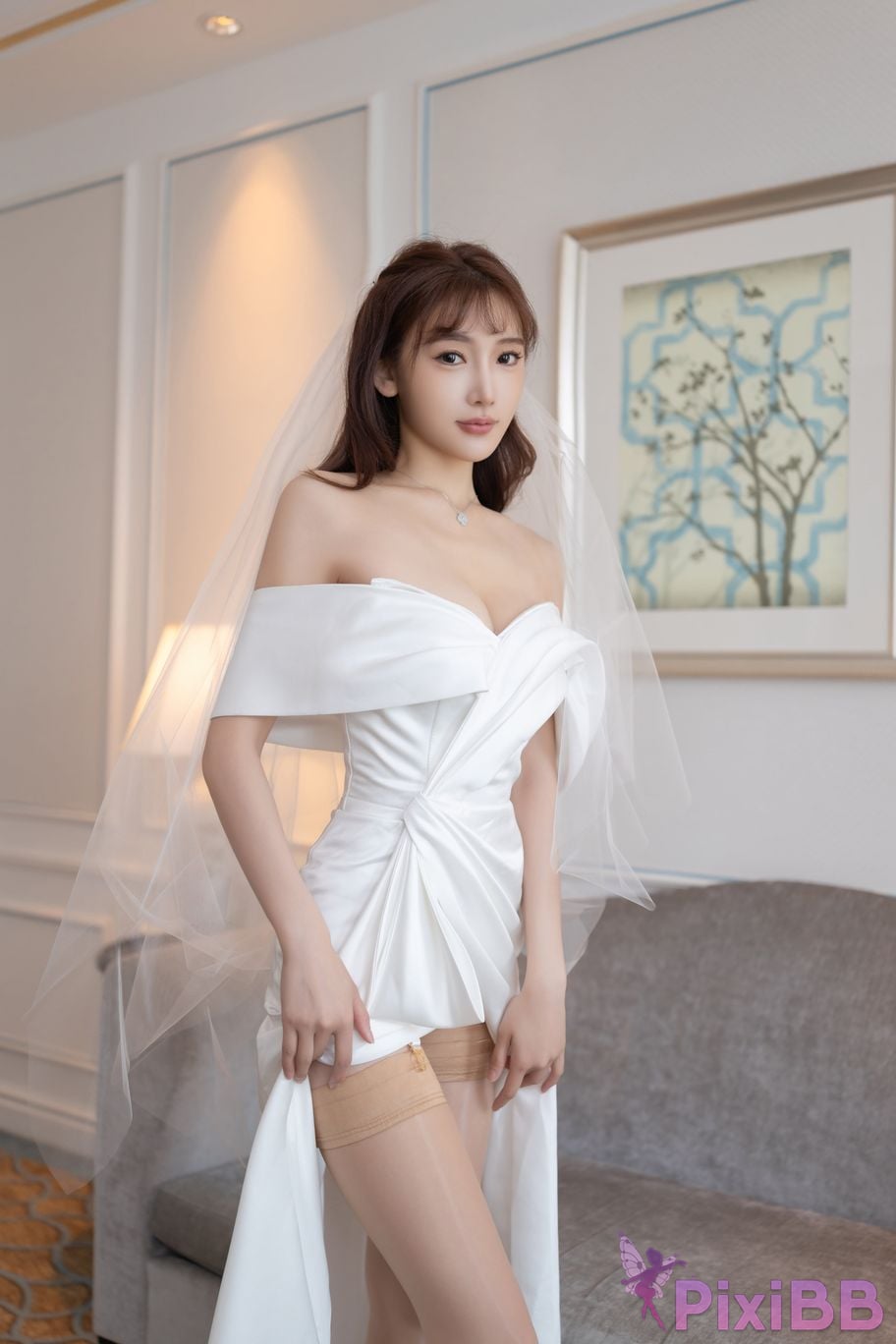 No watermark for in app purchases Lu Xuan Xuanxuan XIUREN Model wedding PixiBB.COM 018
