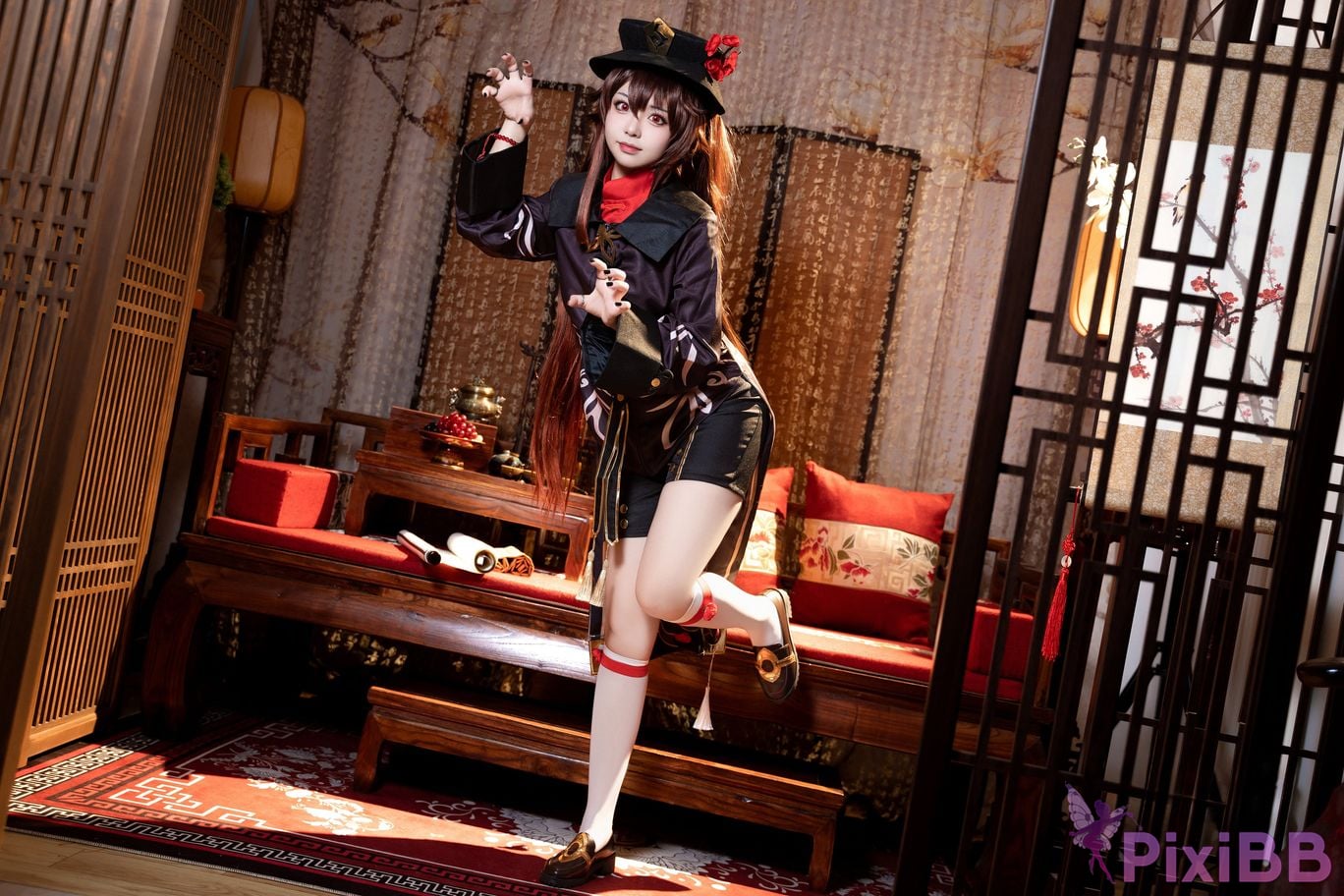 Cosplayer Husensen Genshin walnut PixiBB.COM 001